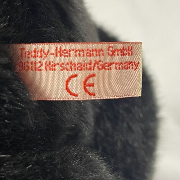 Teddy Hermann Panther Plush Stuffed Toy 904564  17” Long - Picture 5 of 6